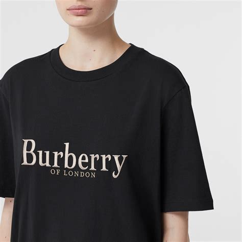 burberry archive logo cotton t shirt|Burberry t shirt original price.